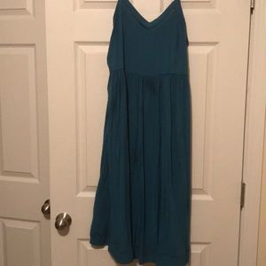 Old Navy teal dress